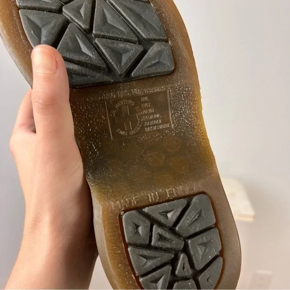 Dr. Martens Brown Combat Boots - Picture 7 of 9